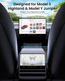 REEVAA Screen Protector Fit for 2025-2026 Tesla Model Y Juniper, with Alignment Kit Accessories, Matte