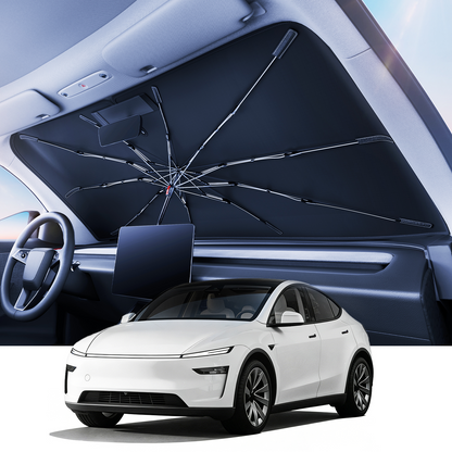 REEVAA Windshield Sun Shade Umbrella for Tesla, Nissan, Honda, K12