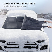 REEVAA Upgraded Car Windshield Cover for Ice & Snow [Military-Grade Protection] Secure Fit Weatherproof Frost Cover, Winter Accessories