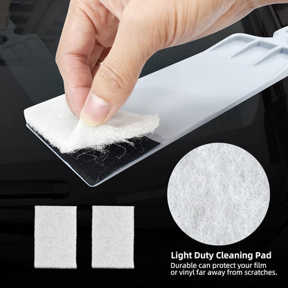 REEVAA Window Tint Tools Bulldozer Squeegee Scrubber Paddle Squeegee Car Windshield Back Window Tint Film Tool Window Tint Squeegee with Long Handle for Car Back Flat Glass Tinting Cleaning Squeegee