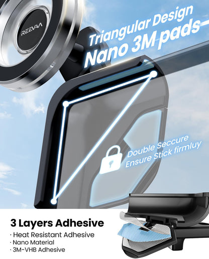 REEVAA 2025 Adjustable Tesla Model Y Juniper Phone Mount for MagSafe,  Compatible with Model Y 2020-2026, MagSafe Case, iPhone Series