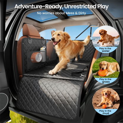 Advendture-Ready, Unrestricted Play, No worries about Mess and Dirty. your puppy can play in the water, play in the grass and play in the mud. All our dog seat can protect your car seat.