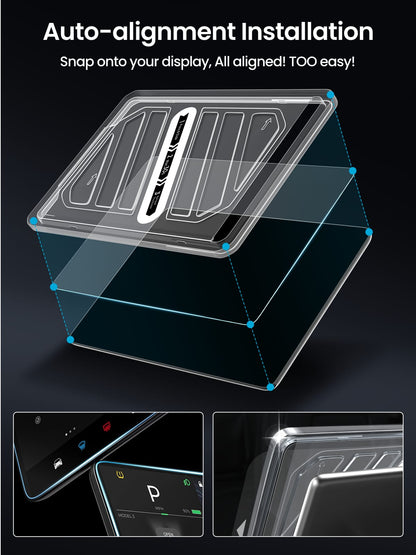 Auto-alignment installation
snap onto your dispaly, all aligned! too easy