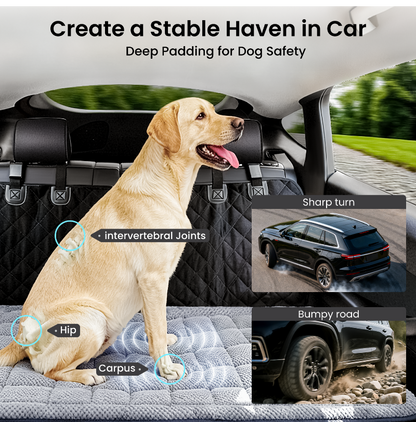 REEVAA dog  mat creat a stable haven in car for your puppy