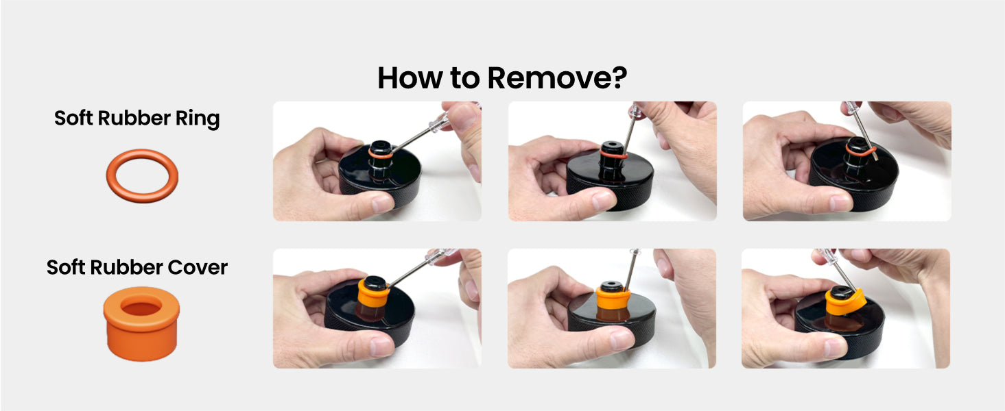 How to remove jack pads?