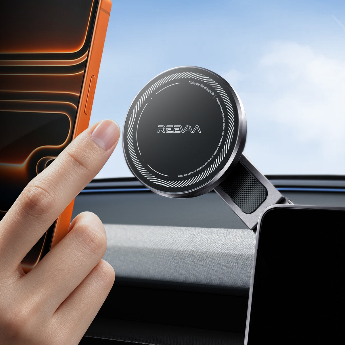 REEVAA 2026 tesla phone holder, magsafe phone mount