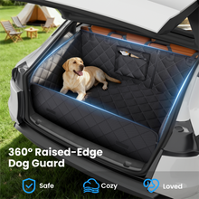 REEVAA 360° Raised-Edge Dog Guard, Safe, Cozy, Loved