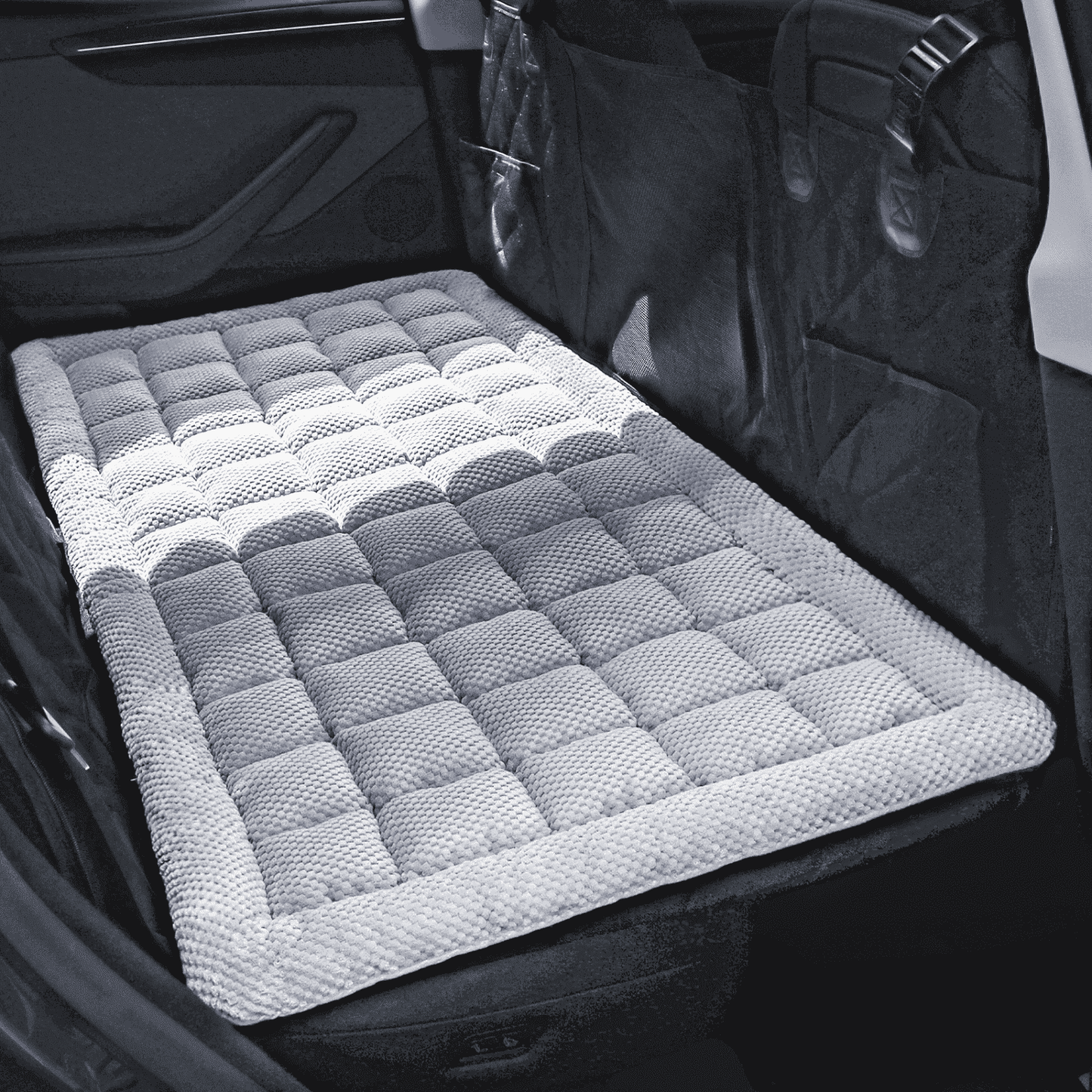 REEVAA dog bed mat for car, gray，soft, give your dog onemore comfortable space in car