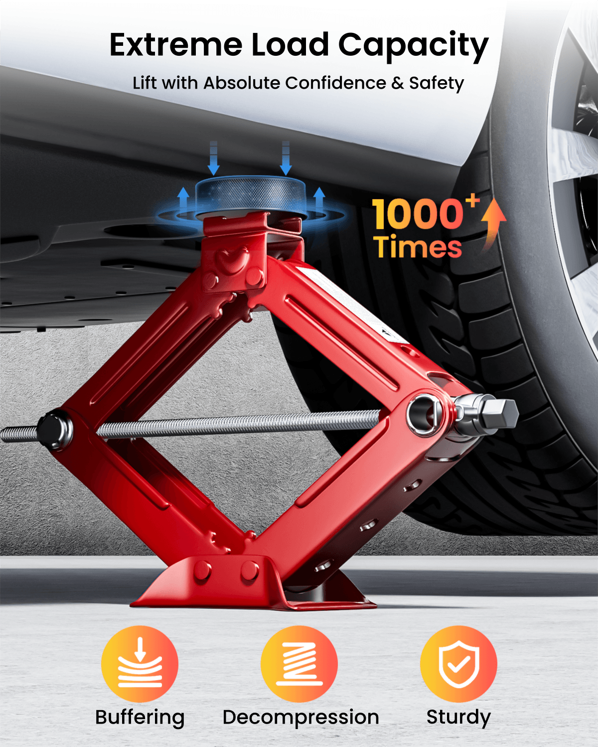 REEVAA Lifting Jack Pad for Tesla Model Y (New Y Juniper)/3/S/X 2013-2026, Odorless and Long Lasting TPU Material, Protect Battery and Chassis, Must-Have Tesla Accessories, 4 Pucks