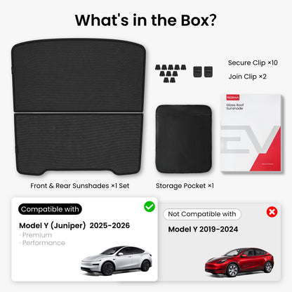 fit 2025~2026 Model Y, no fit 2019~2024 Model Y